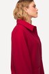 Manteau en lainage à col chemise et manches raglan, silhouette en A