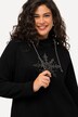 Sudadera, estrella de hielo, cuello alzado, bolsillos, manga larga