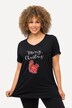 T-shirt de Noël à manches courtes et col V, motif écureuil