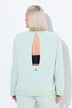 Yoga-Sweater, Boxy, Cut-Out, Stehkragen, Langarm