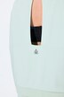Yoga-Sweater, Boxy, Cut-Out, Stehkragen, Langarm
