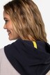 Hættetrøje, fleece, colorblocking, hætte, langærmet, OEKO-TEX