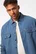 STHUGE denim overhemd, lange mouwen, kentkraag, modern fit, tot 8XL