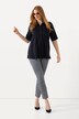 Pantalon Sienna en tissu bengaline, jambe étroite, taille élastique, stretch