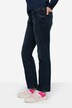 Jeans, Straight Fit, 5-Pocket, Saum-Umschlag mit Laurasøn Schriftzug