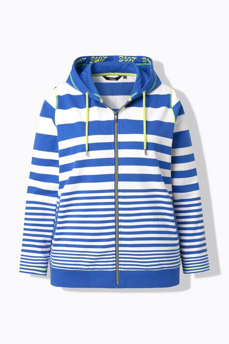 Hoodie-Jacke, Ziernähte, LOVE, Kapuze