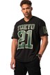 STHUGE tričko, krátké rukávy, oversize, potisk fotbal, do 8XL