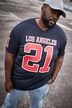 STHUGE T-Shirt, Halbarm, oversized, Football Print, bis 8 XL