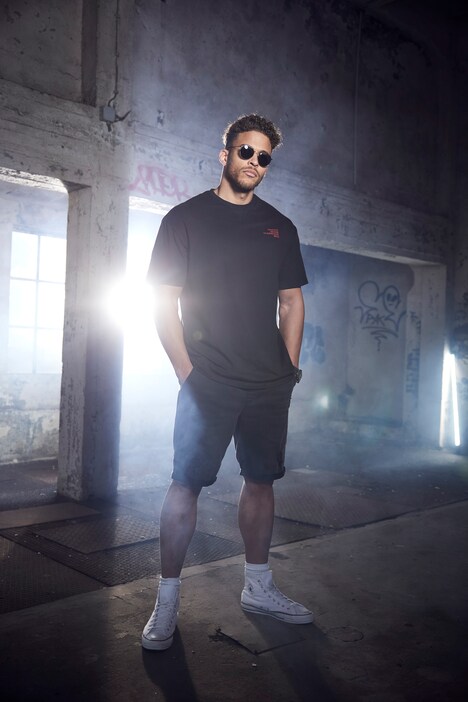 STHUGE tričko, krátké rukávy, oversize, potisk na zádech, kulatý výstřih, do 8XL