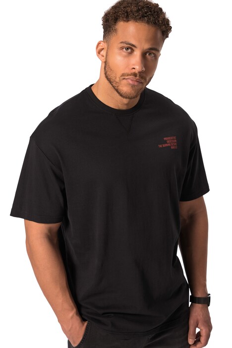 STHUGE tričko, krátké rukávy, oversize, potisk na zádech, kulatý výstřih, do 8XL