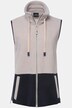 Vest, fleece, colorblocking, stående krave, sidelynlås, OEKO-TEX
