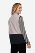 Vest, fleece, colorblocking, stående krave, sidelynlås, OEKO-TEX
