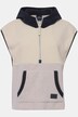 Slipover, fleece, farvet hætte, OEKO-TEX