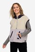 Slipover, fleece, farvet hætte, OEKO-TEX