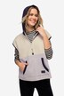 Slipover, fleece, farvet hætte, OEKO-TEX