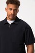 STHUGE Poloshirt, Halbarm, Zipper, bis 8 XL