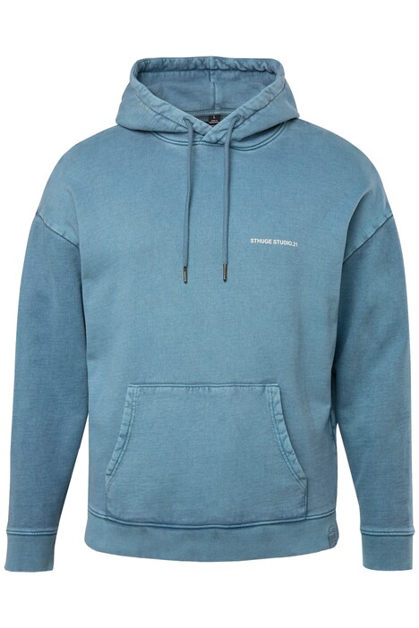 STHUGE mikina s kapucí, oversize, vintage vzhled, potisk, do 8XL