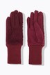 Handschoenen, teddyfleece, omslagband