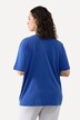 T-shirt, lyocell, watervalhals, korte mouwen