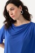 T-shirt, lyocell, watervalhals, korte mouwen