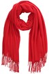 Šál, melírovaný, dlouhé třásně