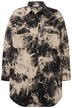 Košilová bunda, oversize, batikovaná, límeček, dlouhé rukávy, unisex