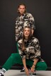 Overhemdjasje, oversized, batik, overhemdkraag, lange mouw, unisex