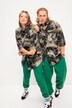 Overhemdjasje, oversized, batik, overhemdkraag, lange mouw, unisex