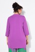 Camiseta larga, forma en A, cuello en V, mangas 3/4