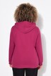 Hoodie, paljettskrift, lange ermer, hette