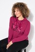 Hoodie, paljettskrift, lange ermer, hette