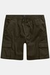 Bermuda cargo dal look vintage con cintura elastica, coulisse e tasche cargo, disponibili fino alla tg. 8XL