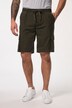 Bermuda cargo dal look vintage con cintura elastica, coulisse e tasche cargo, disponibili fino alla tg. 8XL
