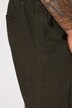 Bermuda cargo dal look vintage con cintura elastica, coulisse e tasche cargo, disponibili fino alla tg. 8XL