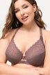Soutien-gorge à armatures, dentelle et double fermeture - bonnet C-D
