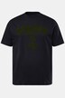 T-shirt à manches courtes, col rond et imprimé sur la poitrine - jusqu'au 8XL