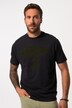 T-shirt à manches courtes, col rond et imprimé sur la poitrine - jusqu'au 8XL