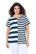 Tričko, pruhy, Relax střih, kulatý výstřih, krátké rukávy