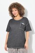 Cold Dye Ruffle Edge Pocket Tee