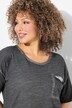Cold Dye Ruffle Edge Pocket Tee