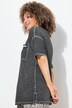 Cold Dye Ruffle Edge Pocket Tee