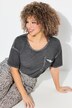 Cold Dye Ruffle Edge Pocket Tee