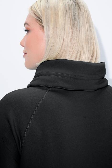 Sweatkleid, Stehkragen, Langarm, Taschen