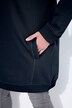 Sweatjurk, opstaande kraag, lange mouw, zakken
