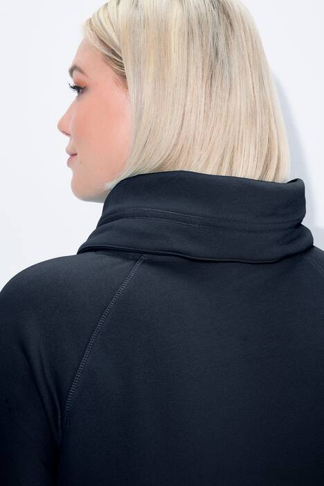 Sweatkleid, Stehkragen, Langarm, Taschen