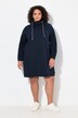 Sweatjurk, opstaande kraag, lange mouw, zakken
