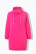 Sweatjurk, opstaande kraag, lange mouw, zakken
