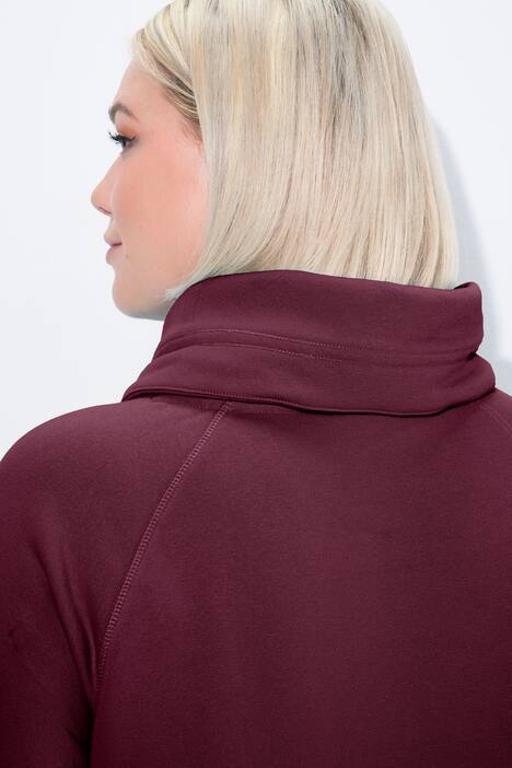 Sweatkleid, Stehkragen, Langarm, Taschen