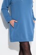 Sweatjurk, opstaande kraag, lange mouw, zakken