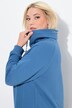 Sweatjurk, opstaande kraag, lange mouw, zakken